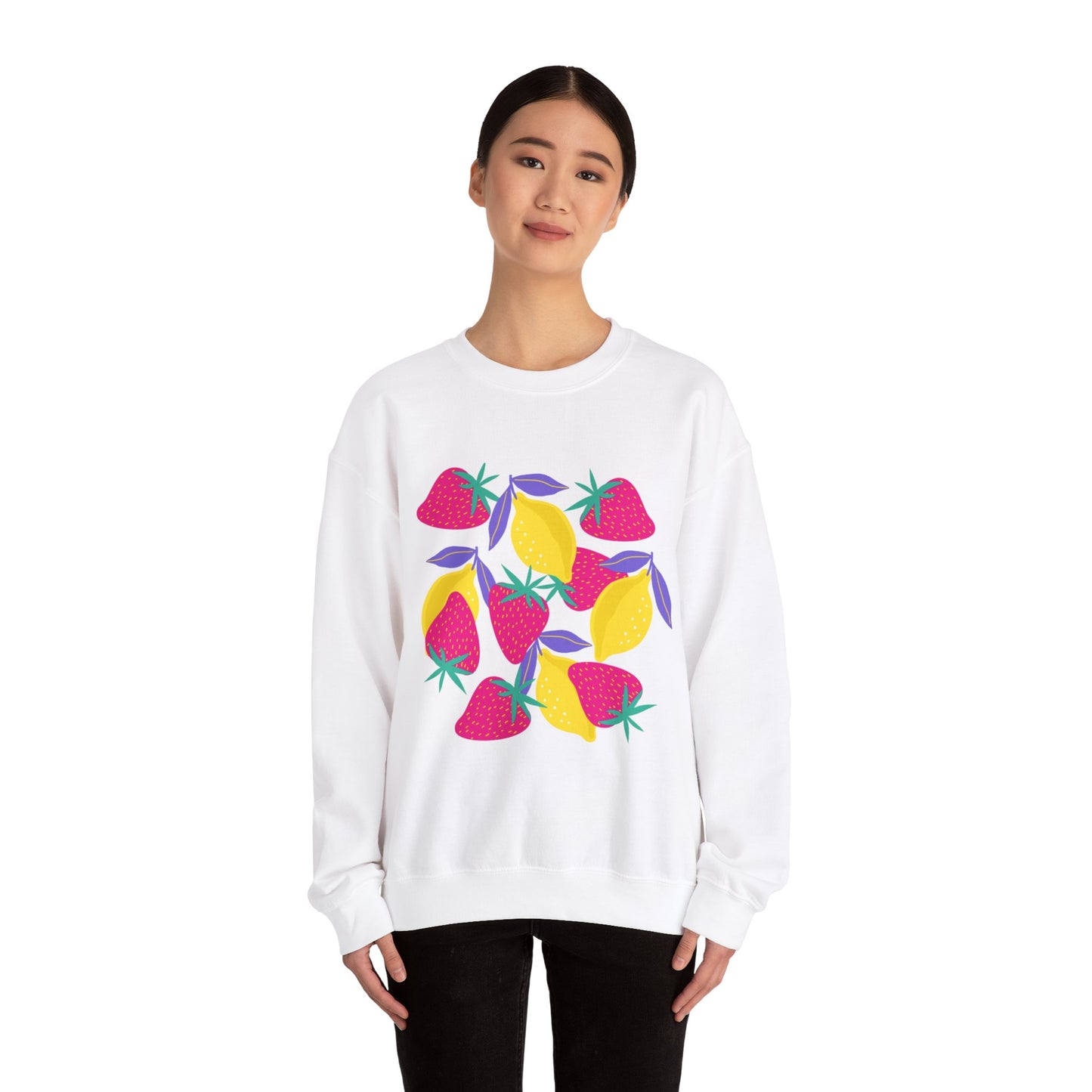 Lemons and Strawberries Unisex Heavy Blend™ Crewneck Sweatshirt