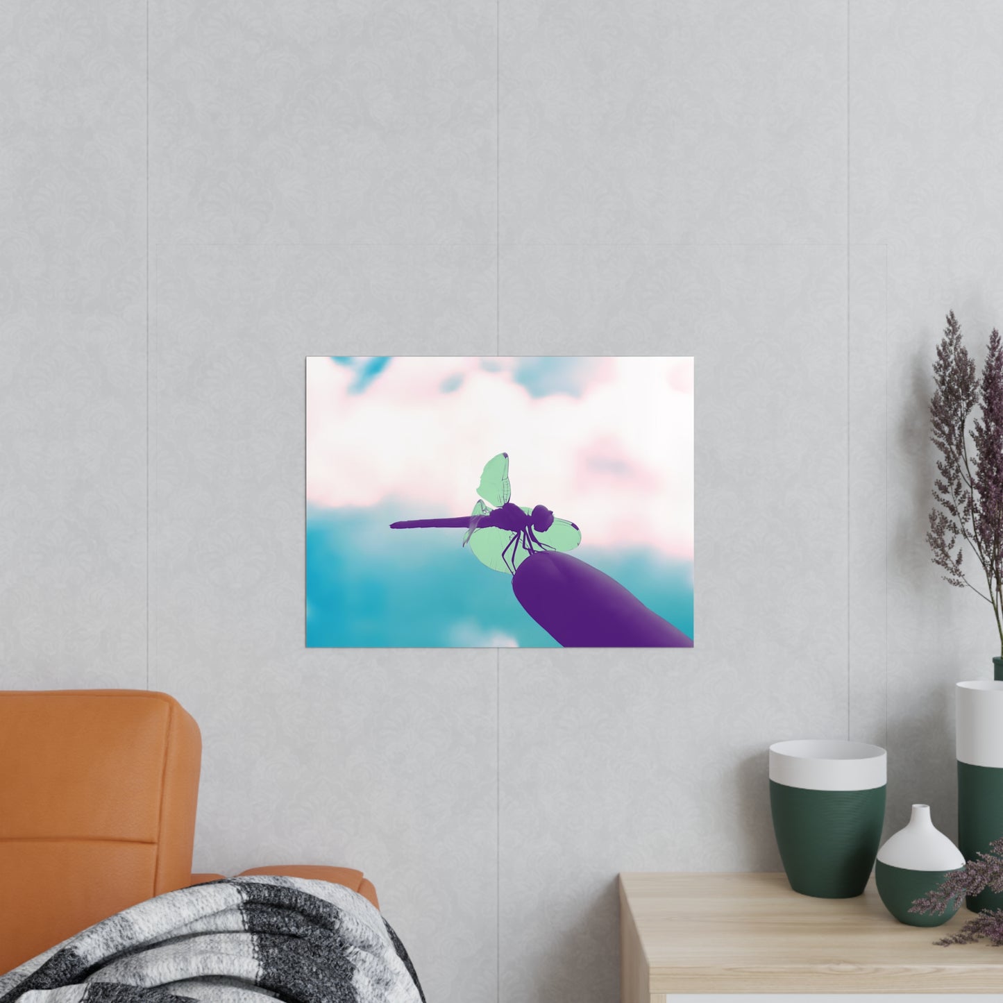 Dragonfly Dreamy Matte Photograph Horizontal Posters EU