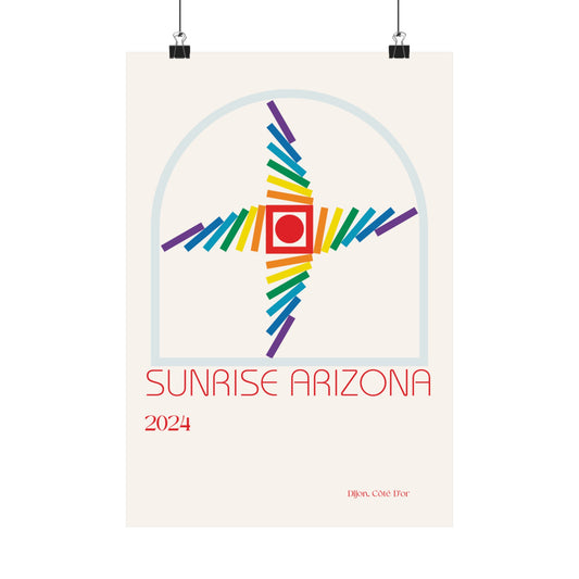 Sunrise Arizona Vertical Posters