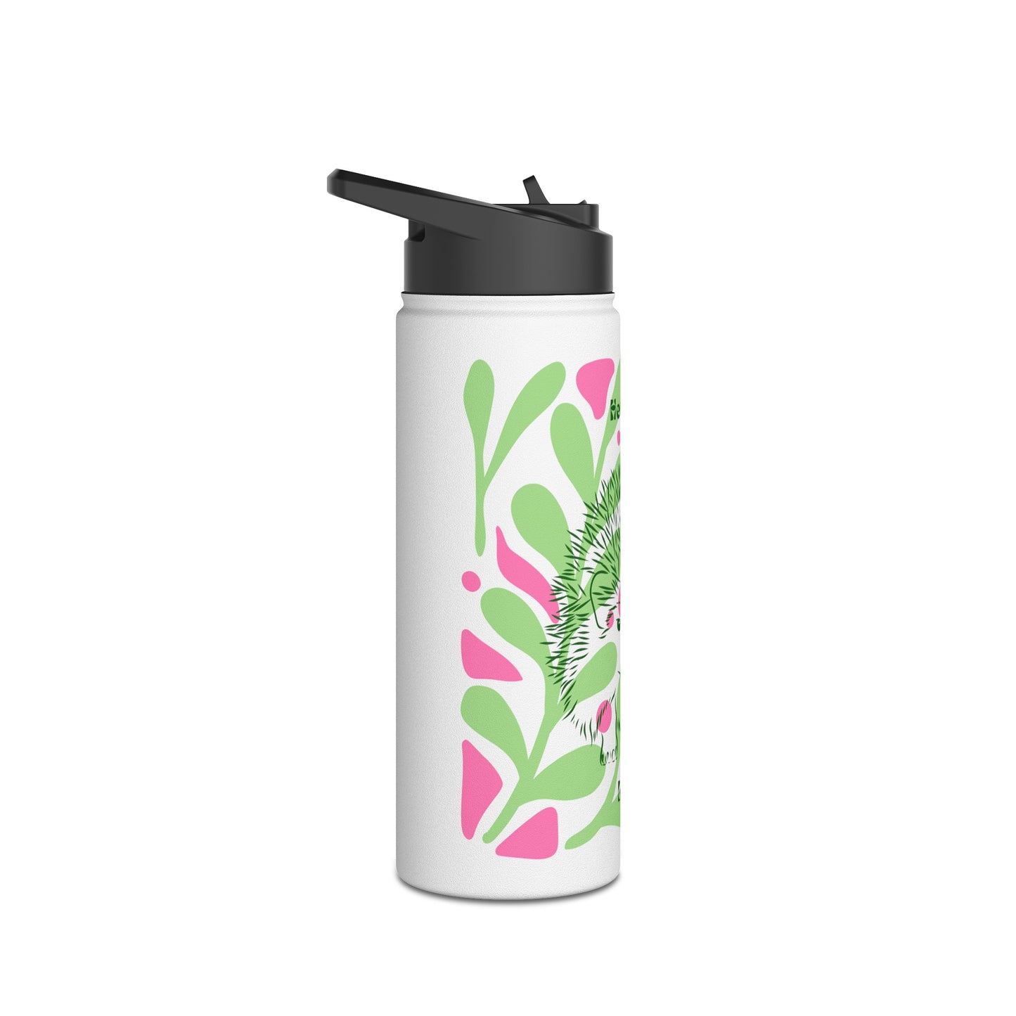 Hedgehog Love Steel Water Bottle, Standard Lid