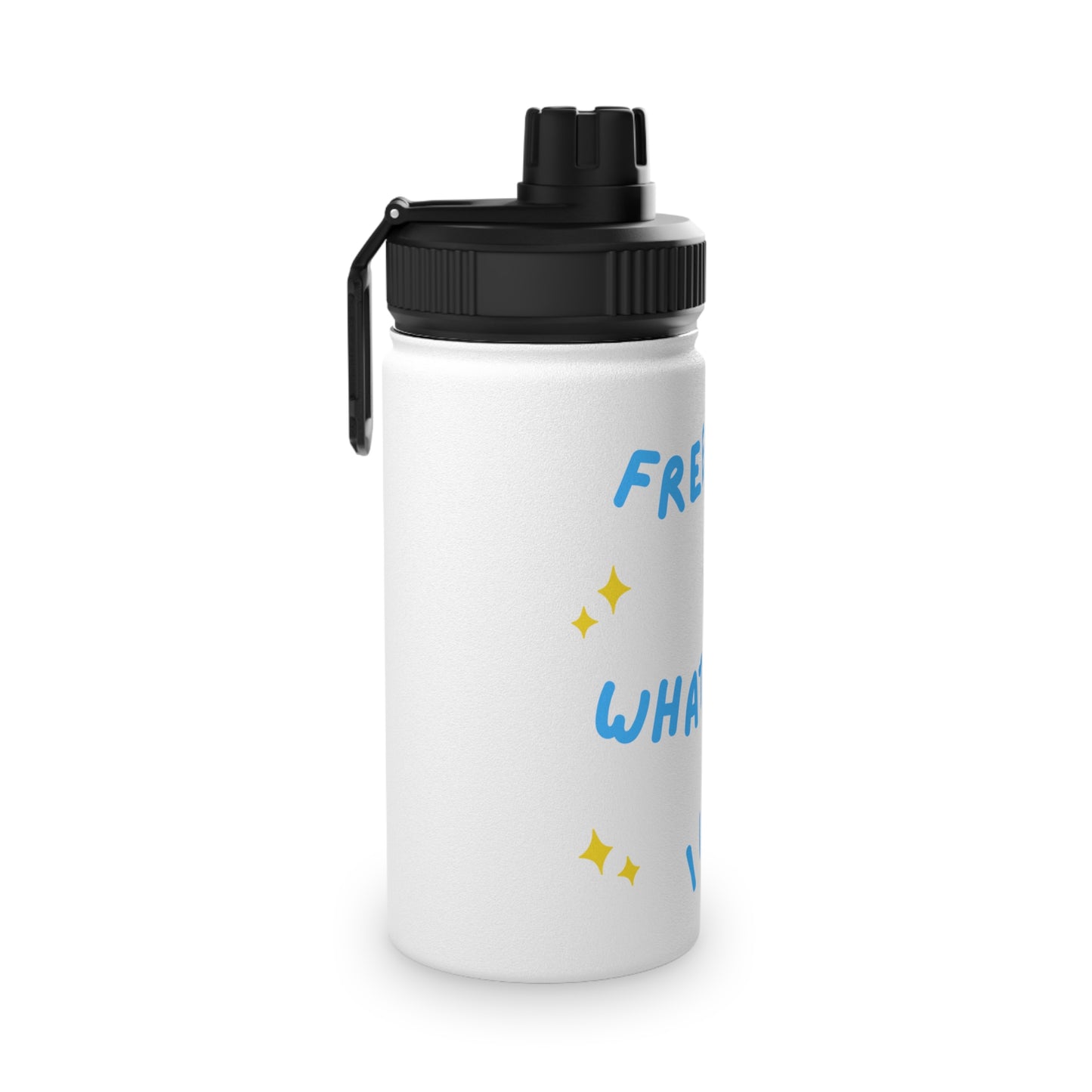 Free to Do What I Want Steel Water Bottle, Standard Lid EU