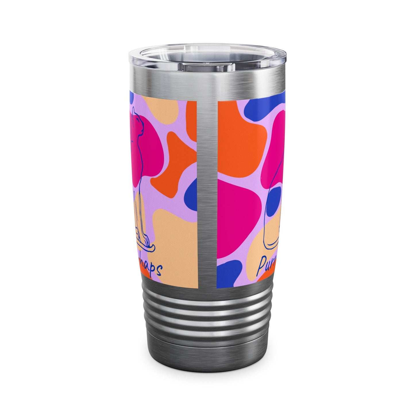 Purr-haps Cat Ringneck Tumbler, 20oz