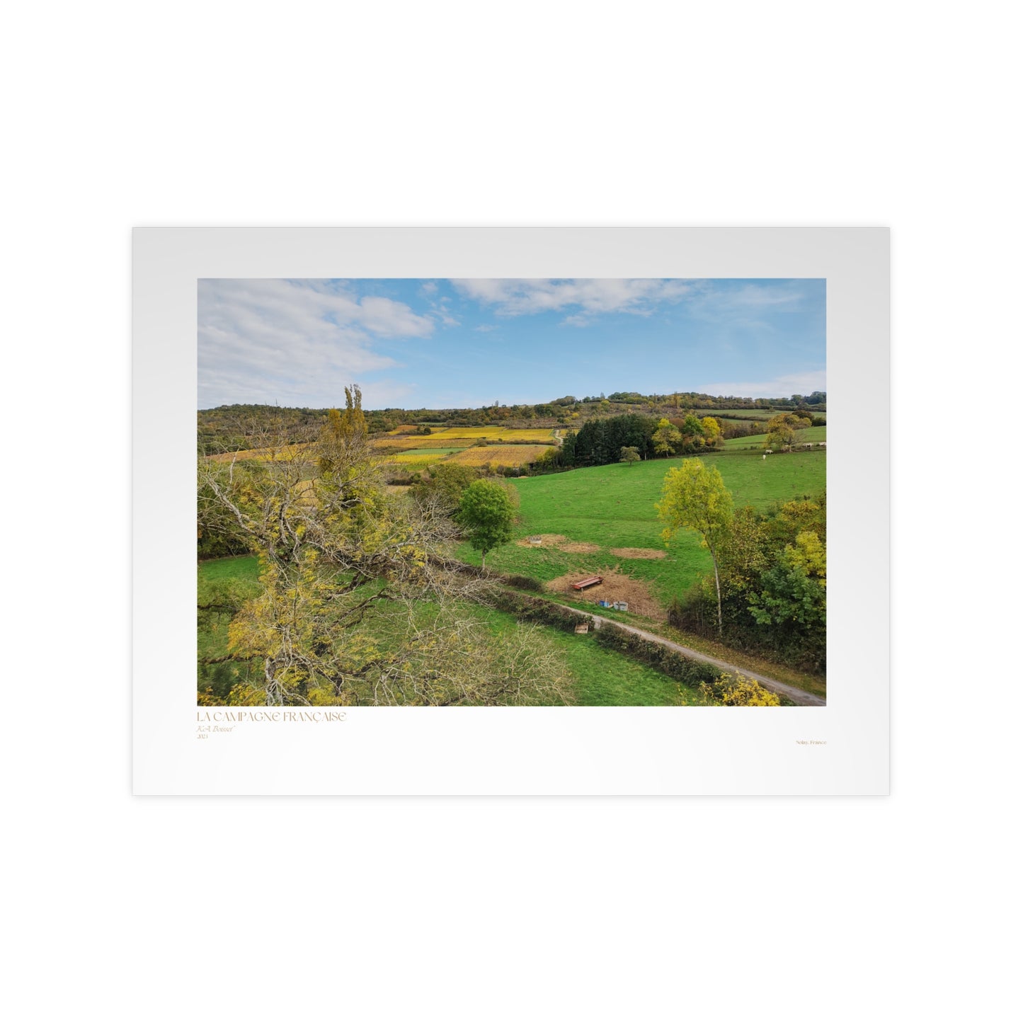 La Campagne Française Matte Photograph Horizontal Posters EU