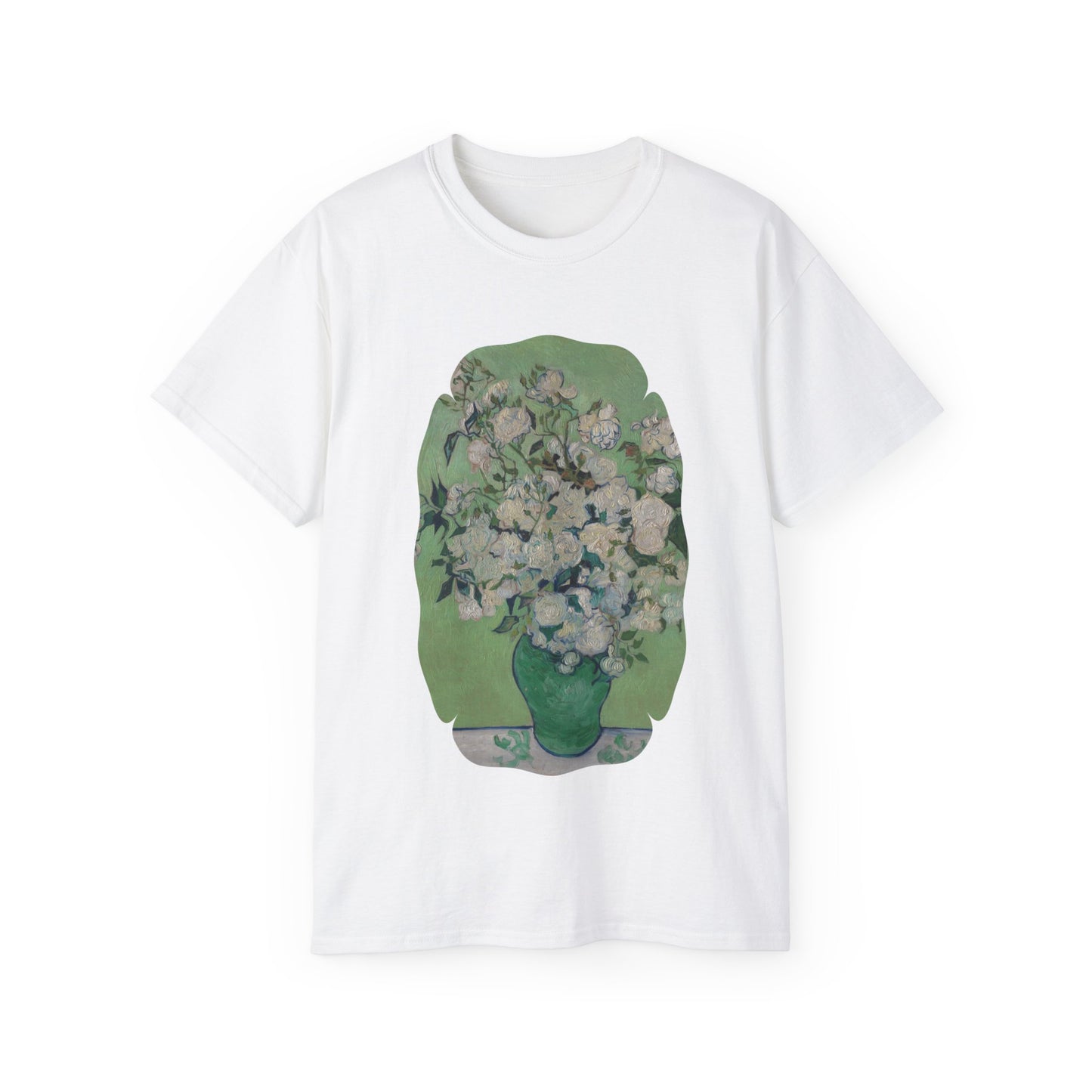 Vincent Van Gogh, Vase of Roses 1890 Ultra Cotton Tee