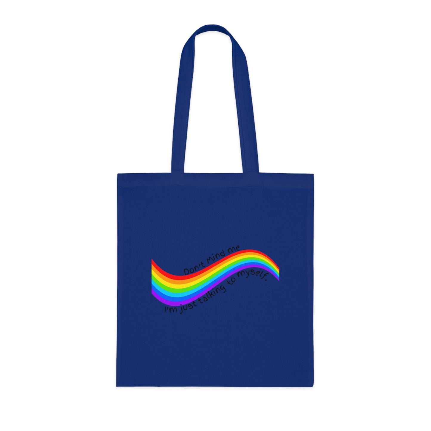 Talking to Myself Rainbow Tote Bag EU