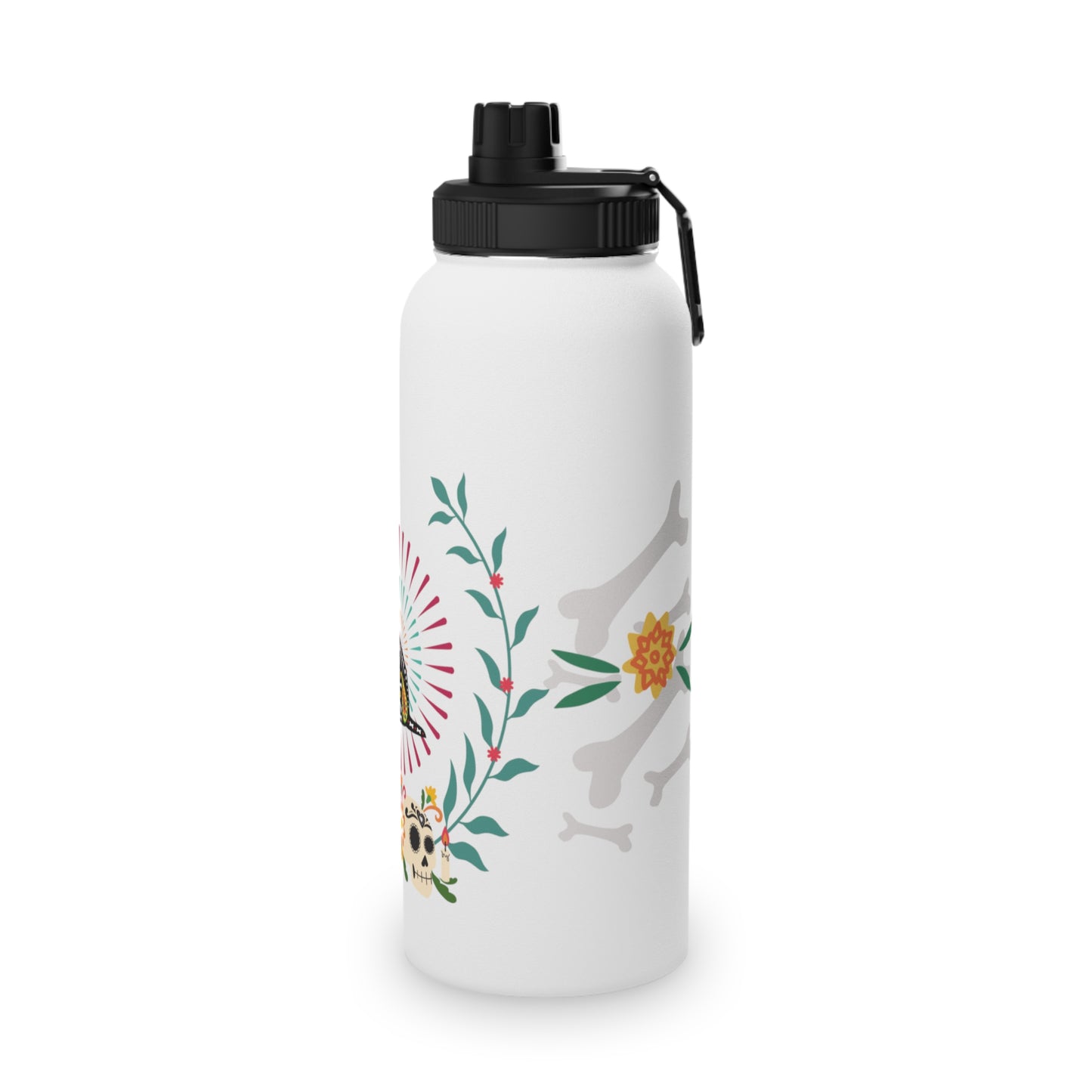 Dia de la Doggie Steel Water Bottle, Standard Lid EU