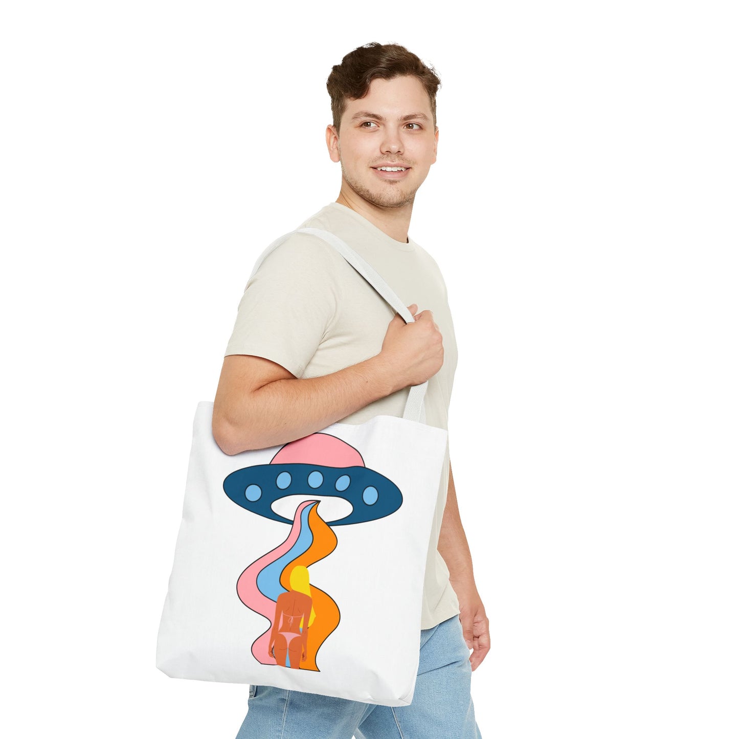 Bikini Abduction Tote Bag