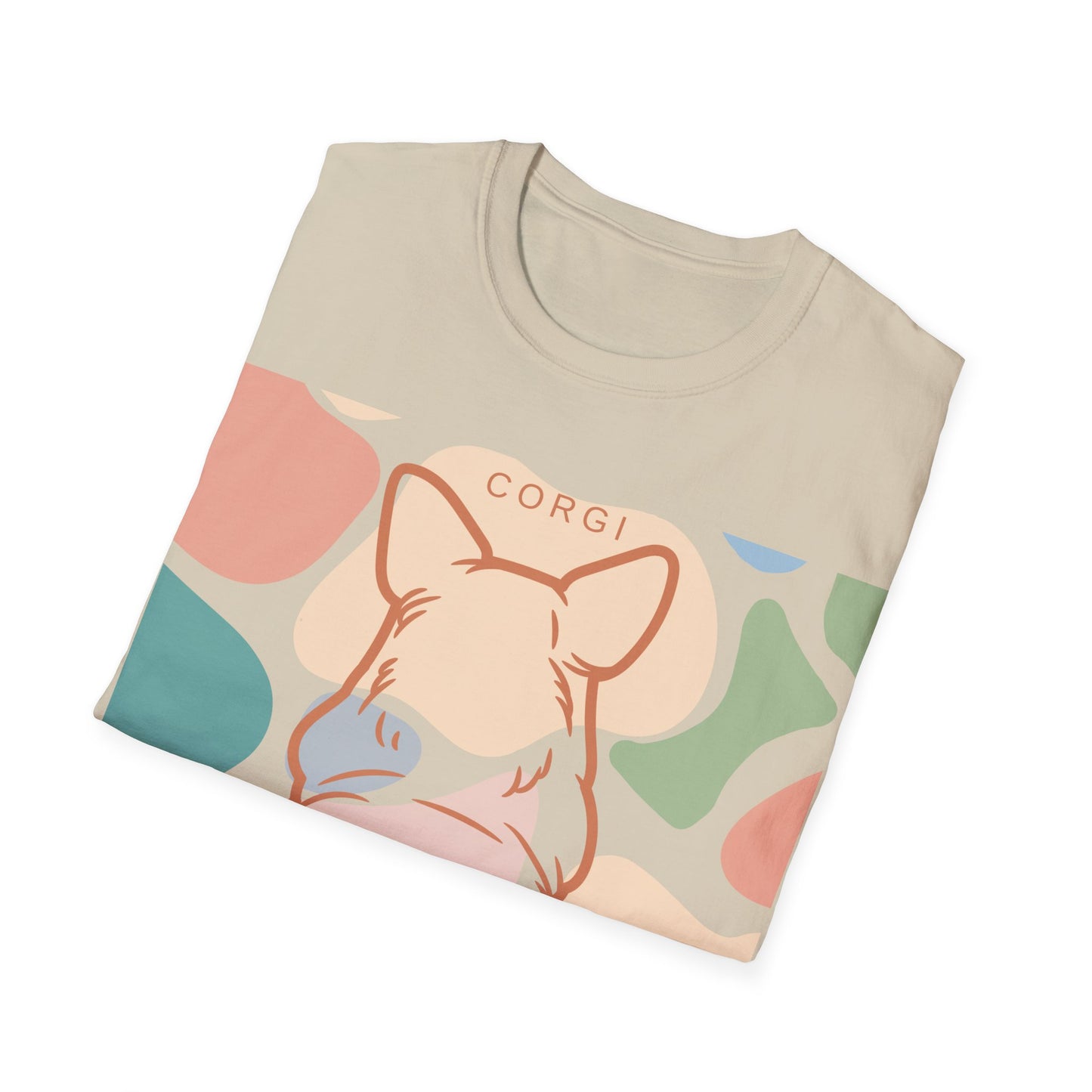 Cute Corgi Rump Unisex Softstyle T-Shirt