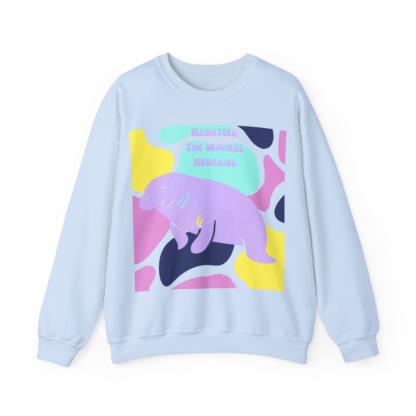 The Original Mermaid Manatee Unisex Heavy Blend™ Crewneck Sweatshirt EU