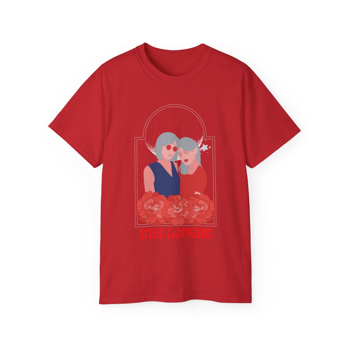 Camiseta unisex de algodón ultra fino The Lovers