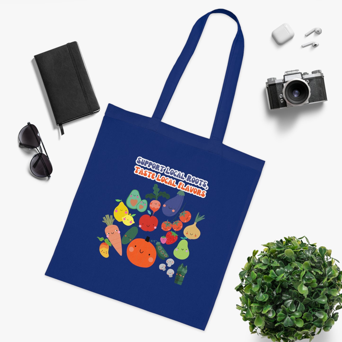 Local Roots, Local Flavors Tote Bag EU