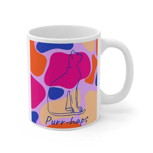 Purr-haps Cat Mug 11oz EU