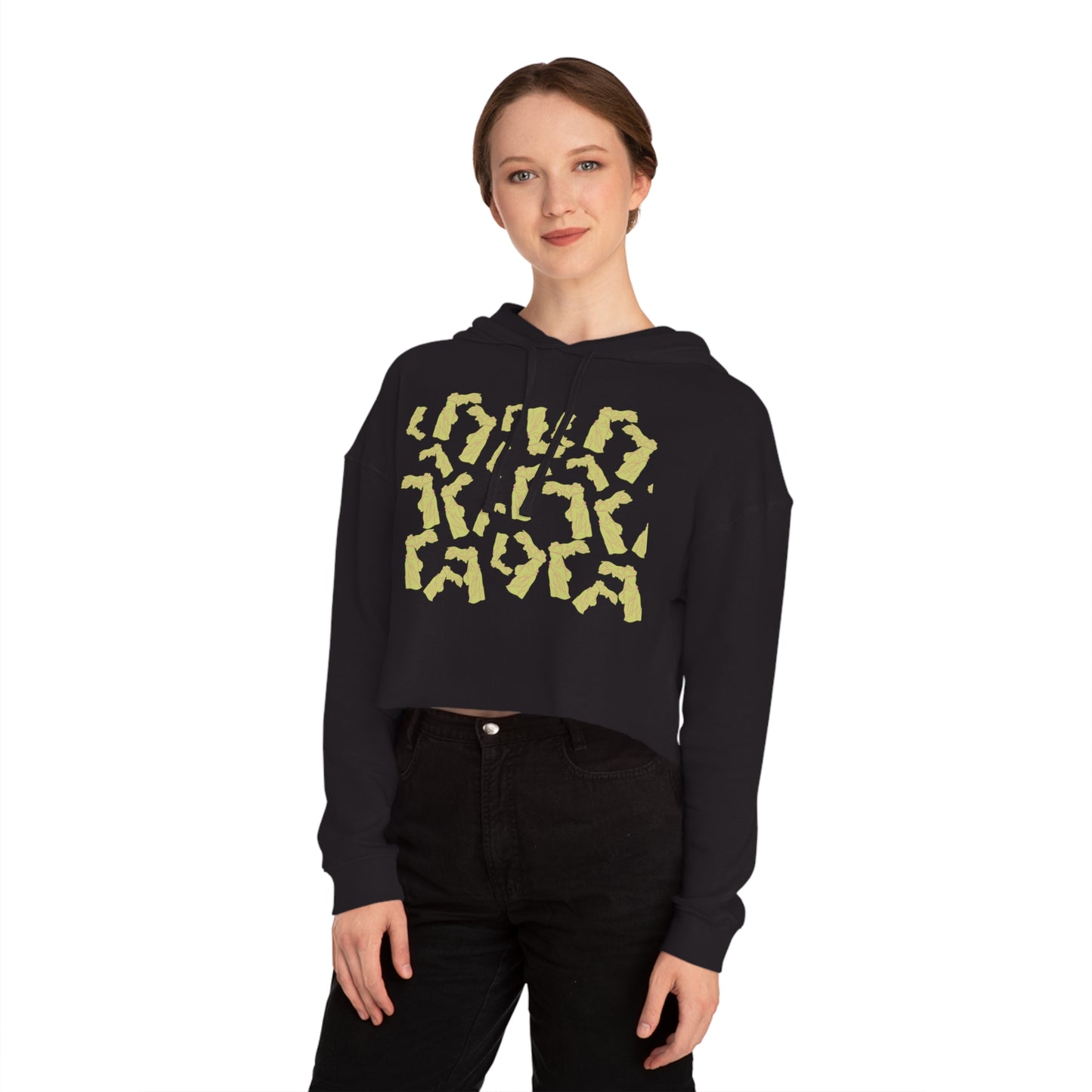 Doing It Women’s Cropped Hooded Sweatshirt