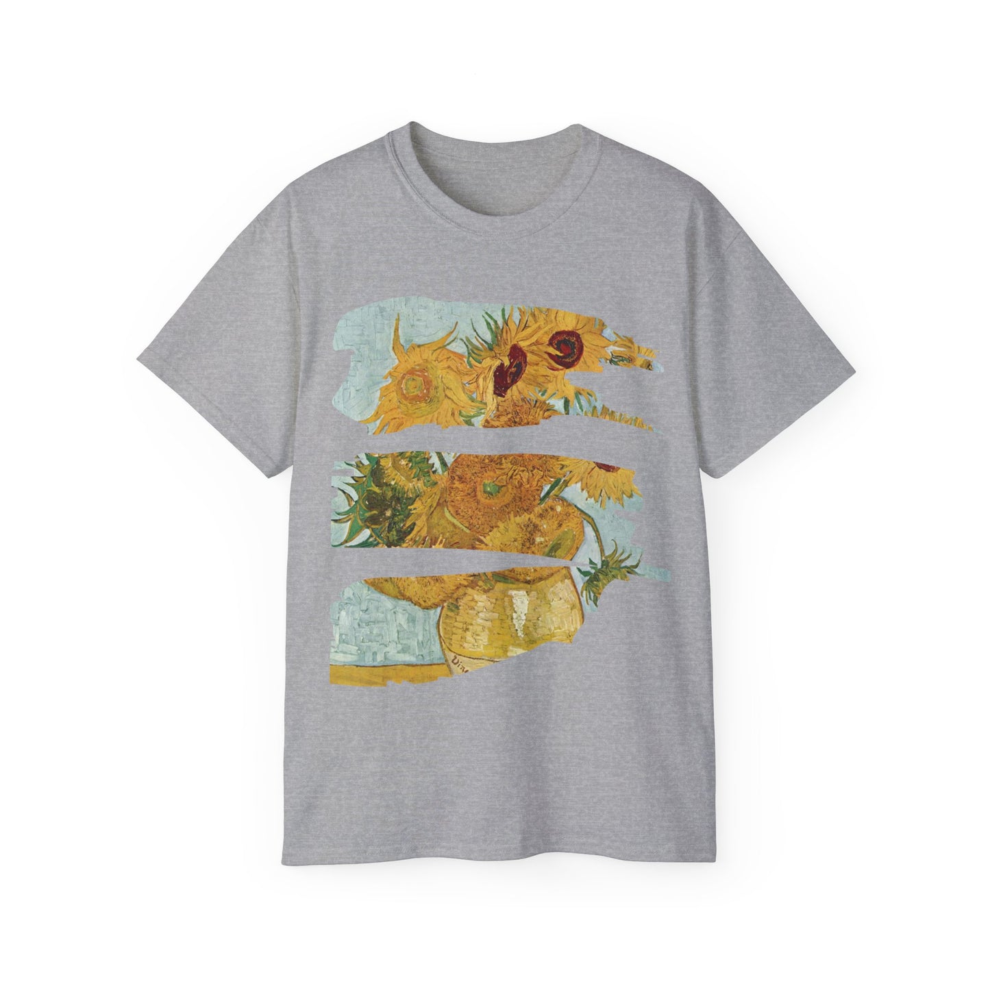 Brush Vincent Van Gogh, Sunflowers 1888-1889 Ultra Cotton Tee EU