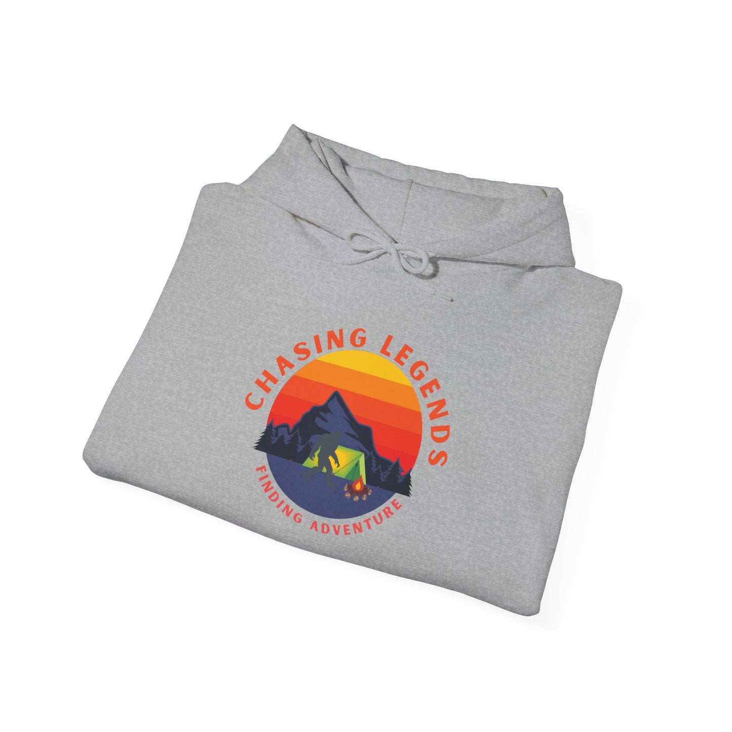 Sudadera con capucha unisex de mezcla pesada Bigfoot Adventure: Chasing Legends