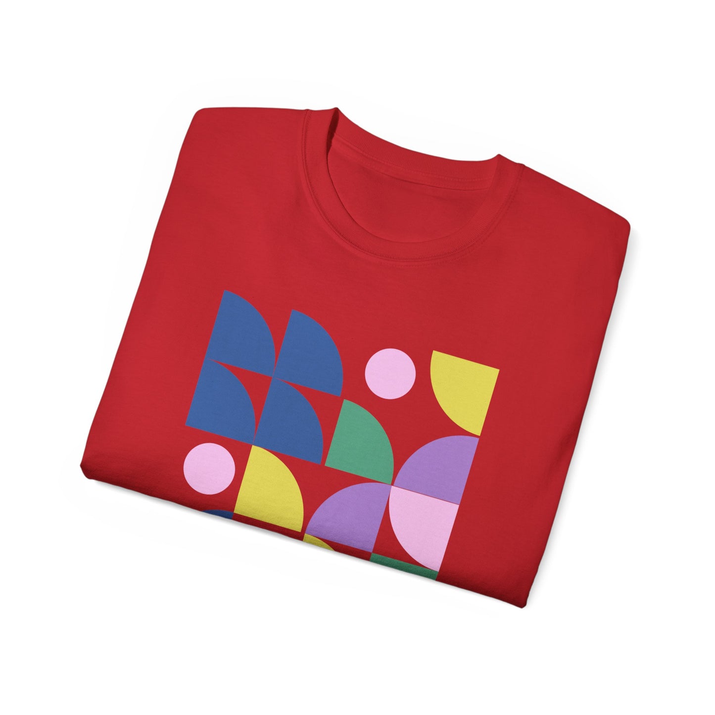 Shapes in Pastels Illustration Ultra Cotton Tee