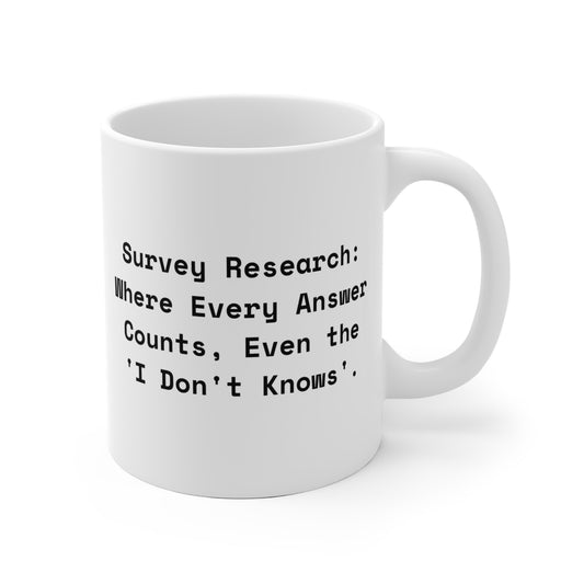 Social Researcher I Don't Knows Mug 11oz EU