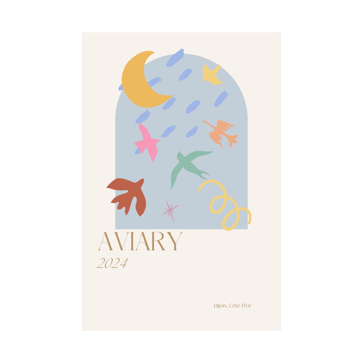 Aviary Vertical Posters