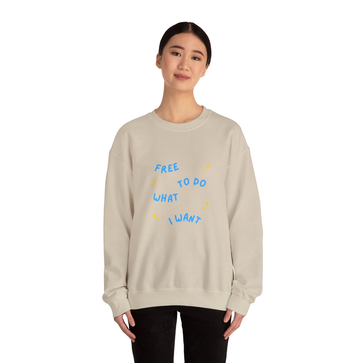 Free To Do What I Want Unisex Heavy Blend™ Crewneck Sweatshirt