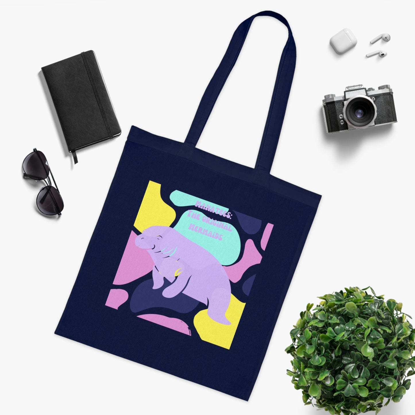 The Original Mermaid Manatee Tote Bag EU