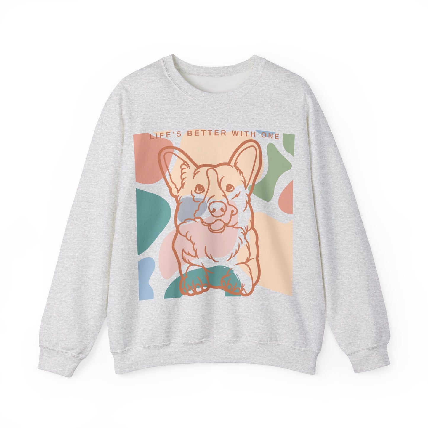 Cute Corgi Unisex Heavy Blend™ Crewneck Sweatshirt EU