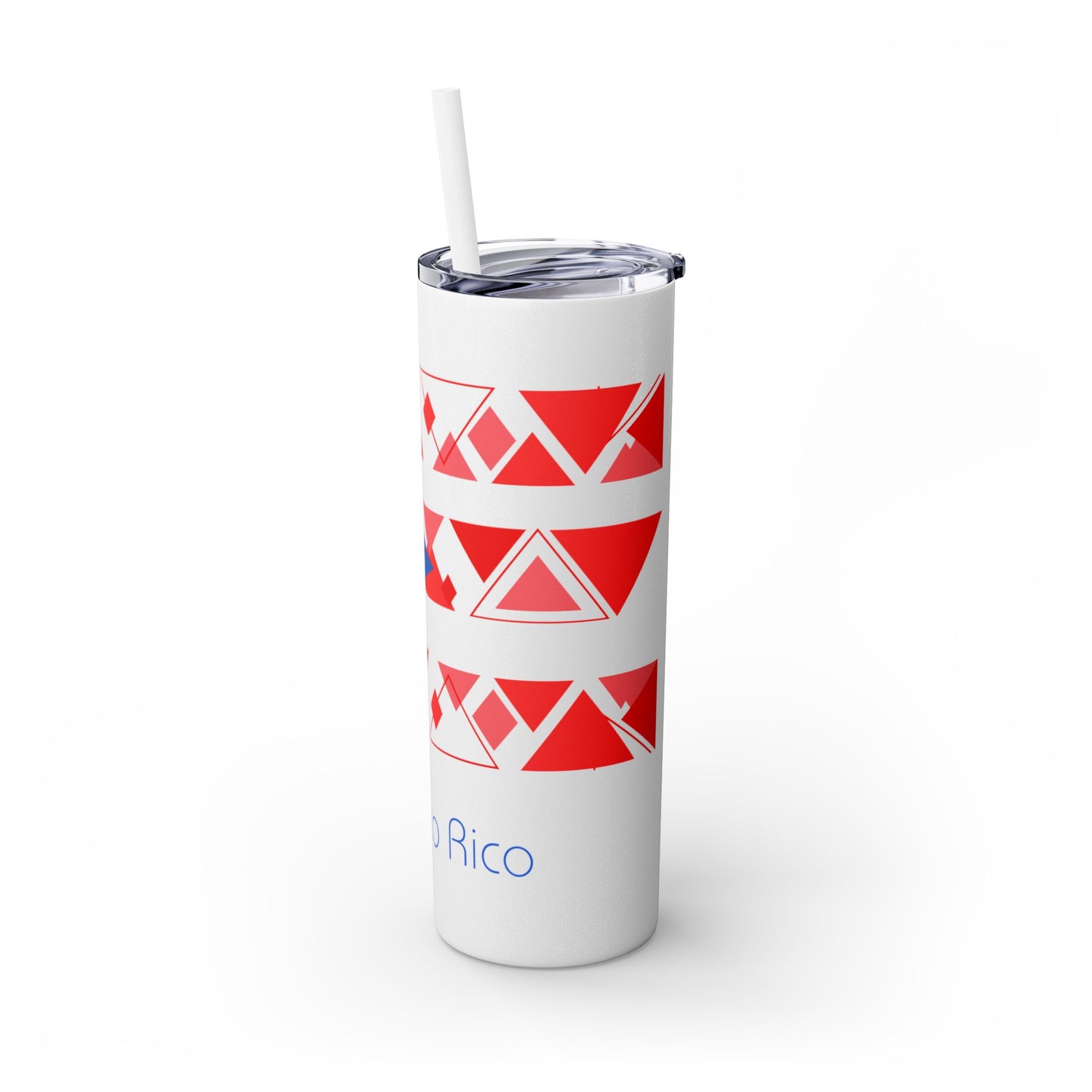 Modern Puerto Rico Tumbler with Straw, 20oz