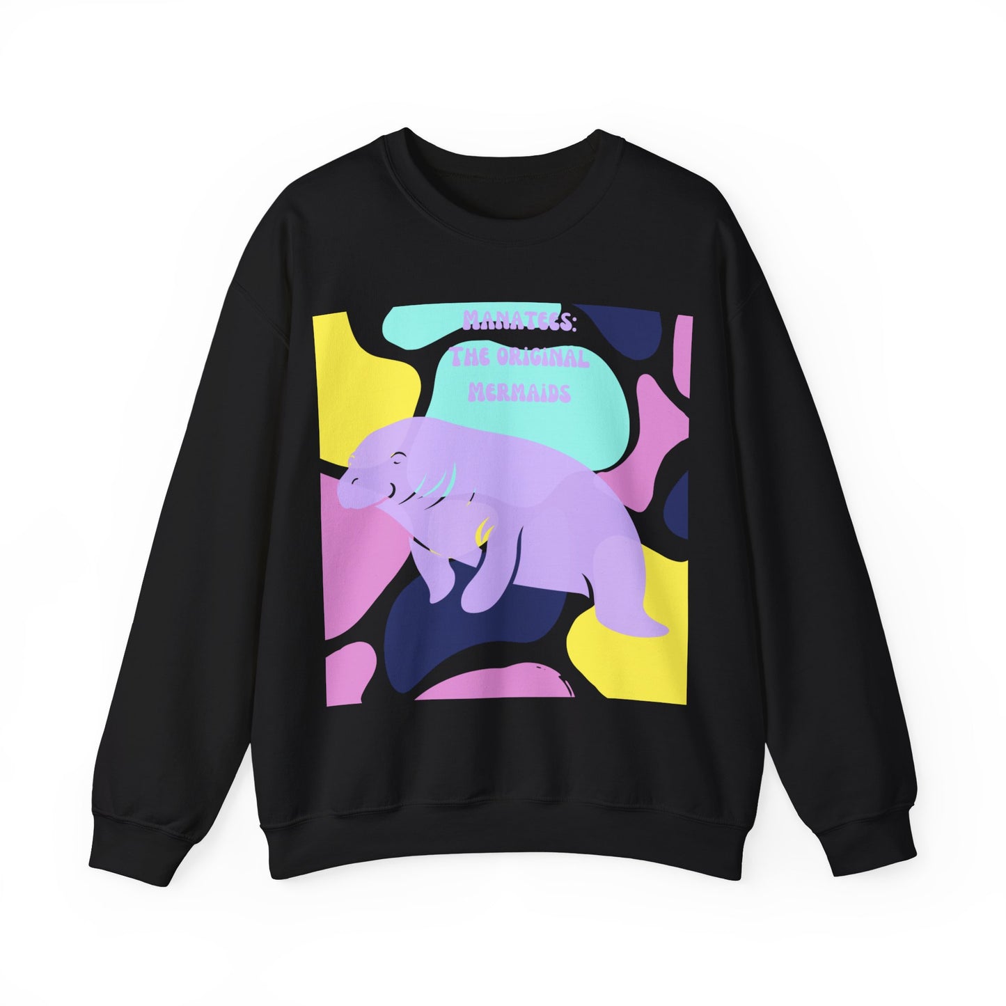 The Original Mermaid Manatee Unisex Heavy Blend™ Crewneck Sweatshirt EU