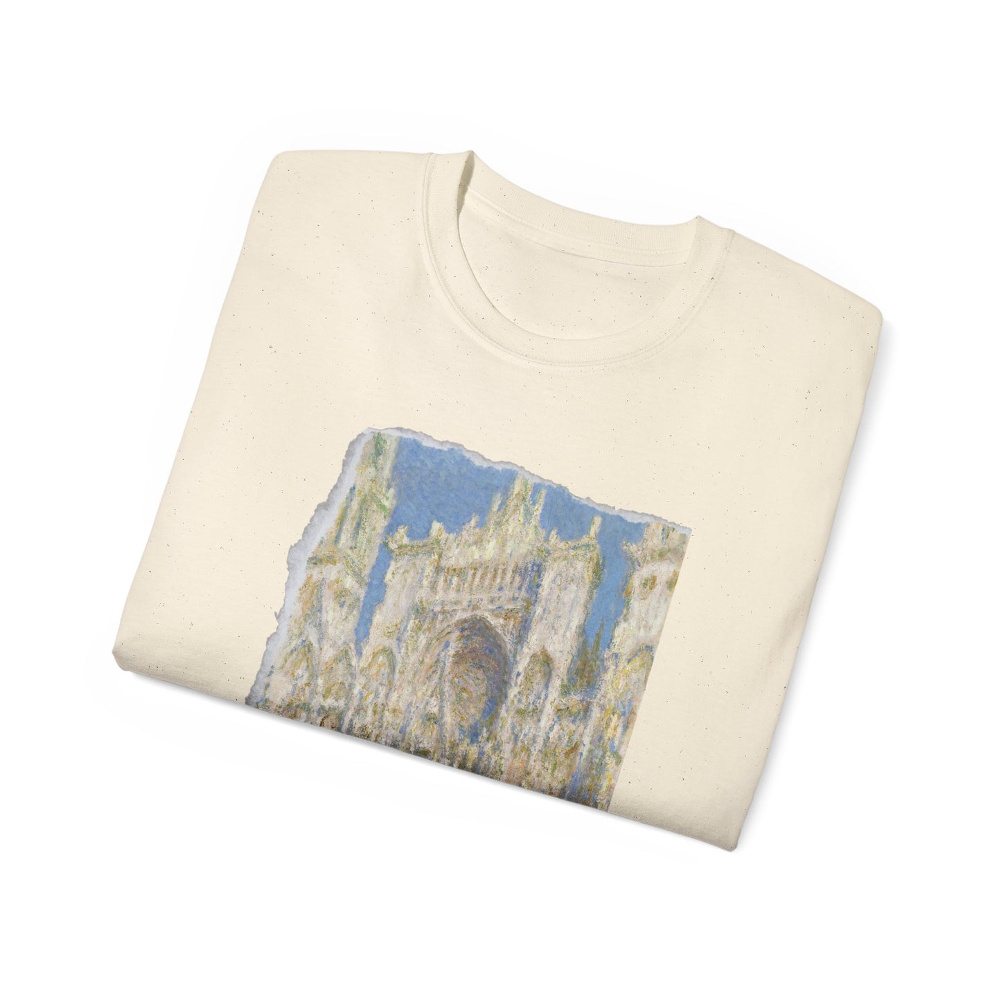 Camiseta de algodón ultradelgada de Claude Monet, catedral de Rouen, el portal al sol, 1894