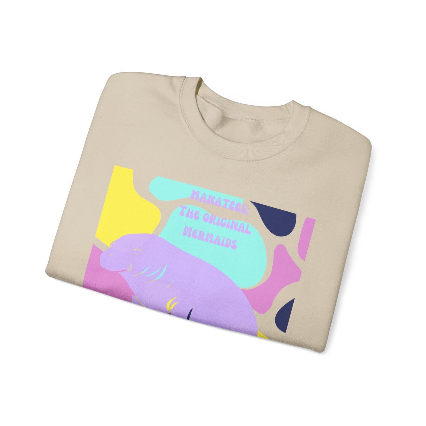 The Original Mermaid Manatee Unisex Heavy Blend™ Crewneck Sweatshirt