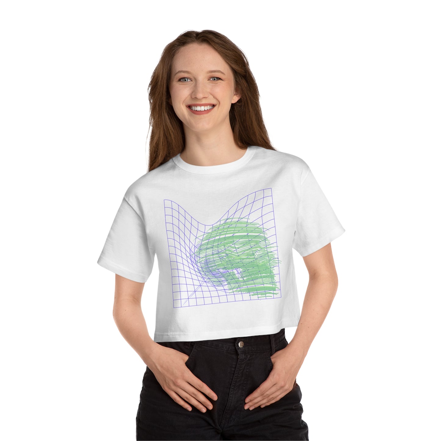 Time and Space Champion Women's Heritage Cropped T-Shirt