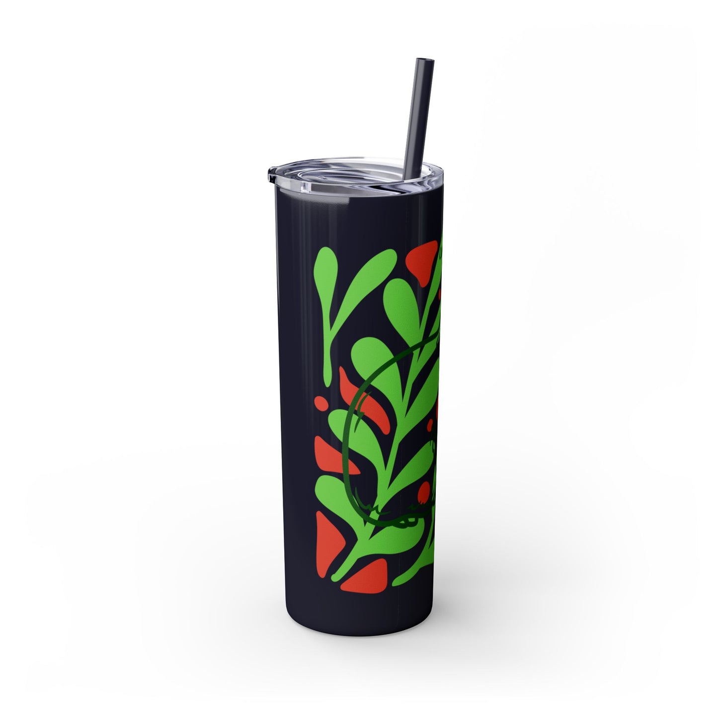 Capybara Skinny Tumbler with Straw, 20oz