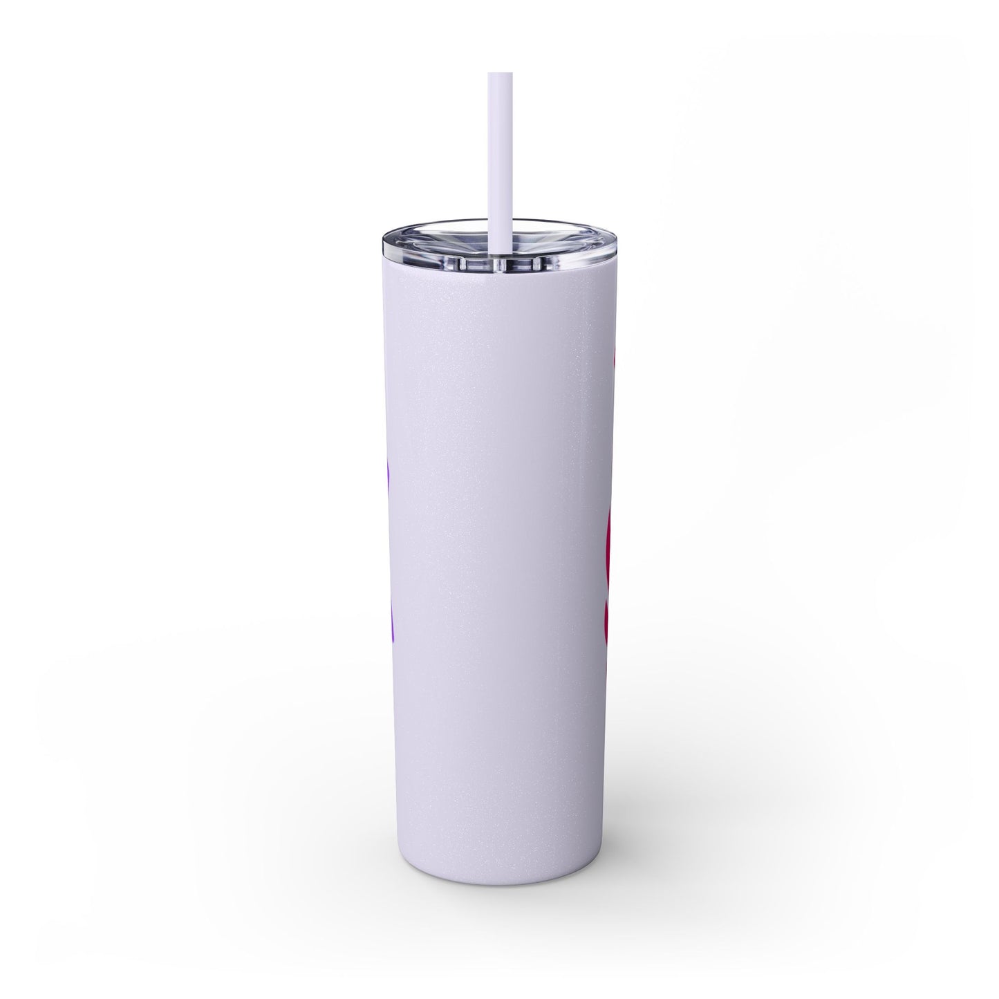 Delulu is My Baseline Tumbler with Straw, 20oz