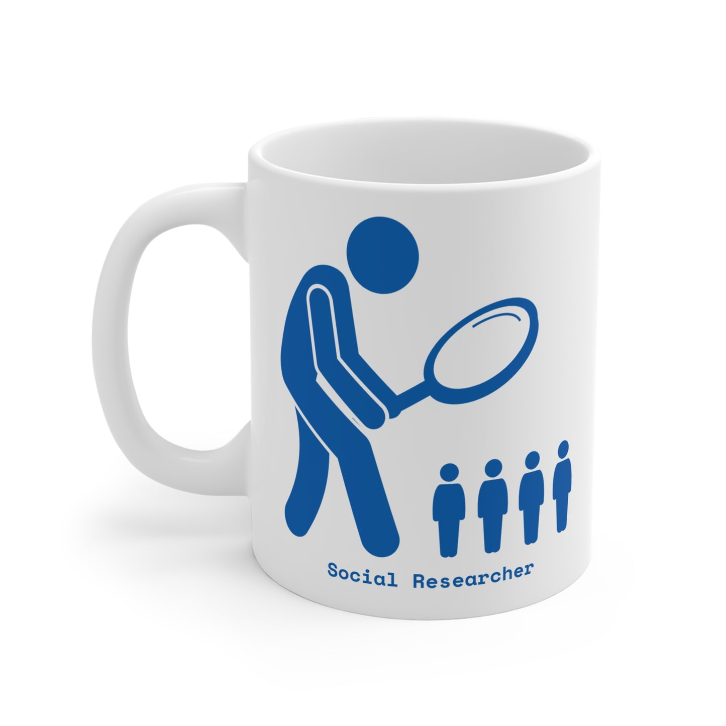 Social Researcher Qualitative Storytelling Mug 11oz EU