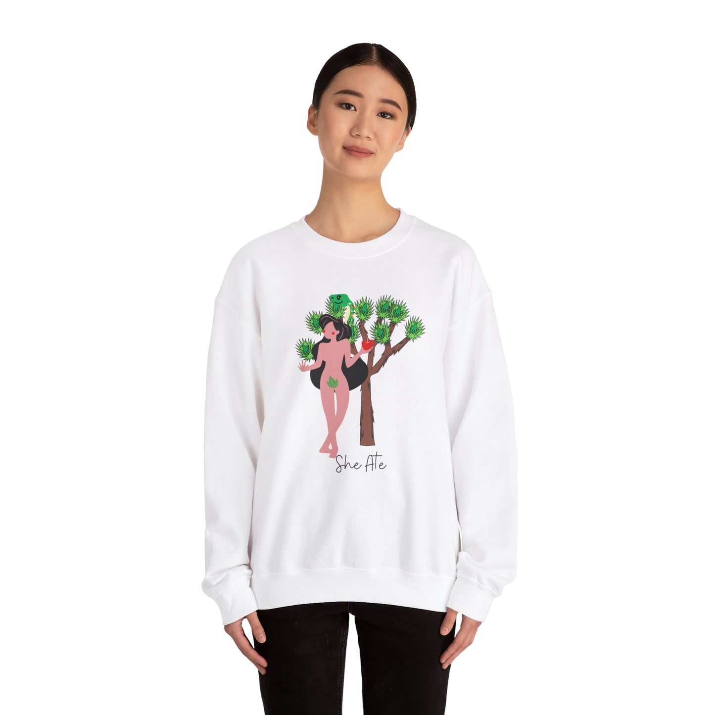 Eve She Ate Unisex Heavy Blend™ Crewneck Sweatshirt