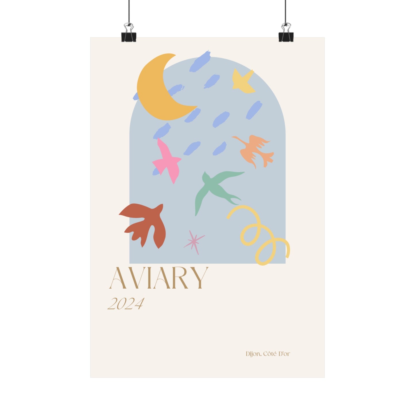 Aviary Vertical Posters