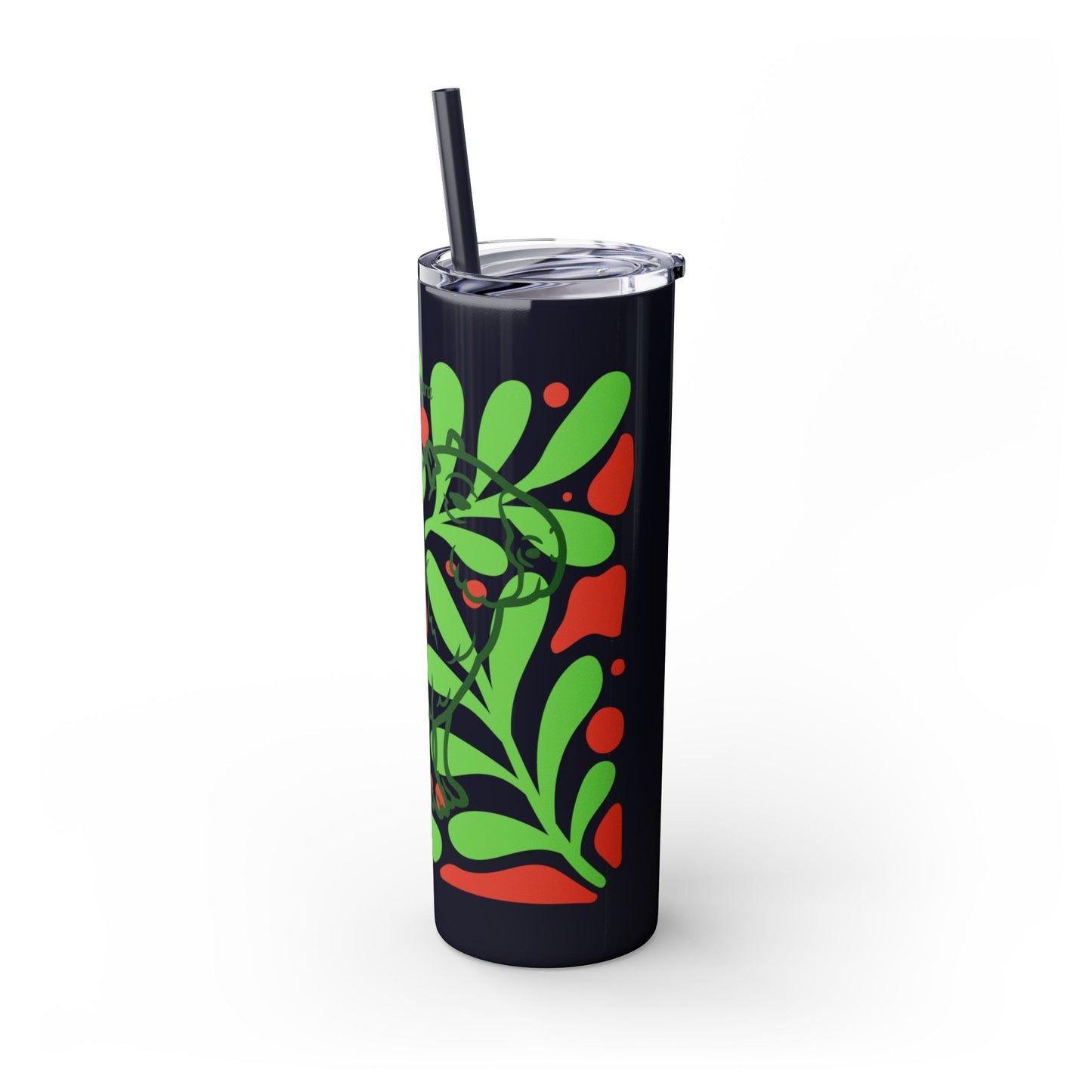 Capybara Skinny Tumbler with Straw, 20oz