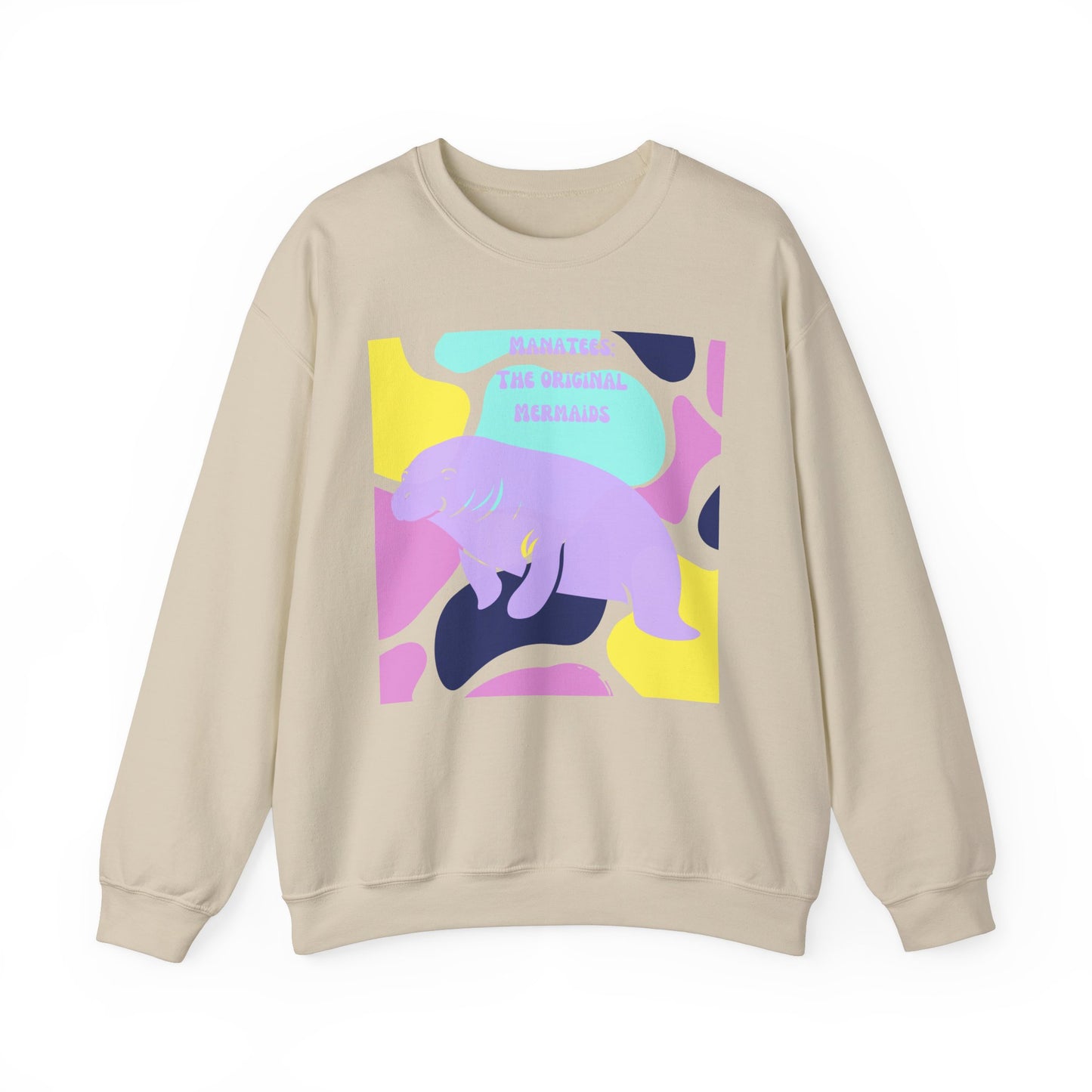 The Original Mermaid Manatee Unisex Heavy Blend™ Crewneck Sweatshirt