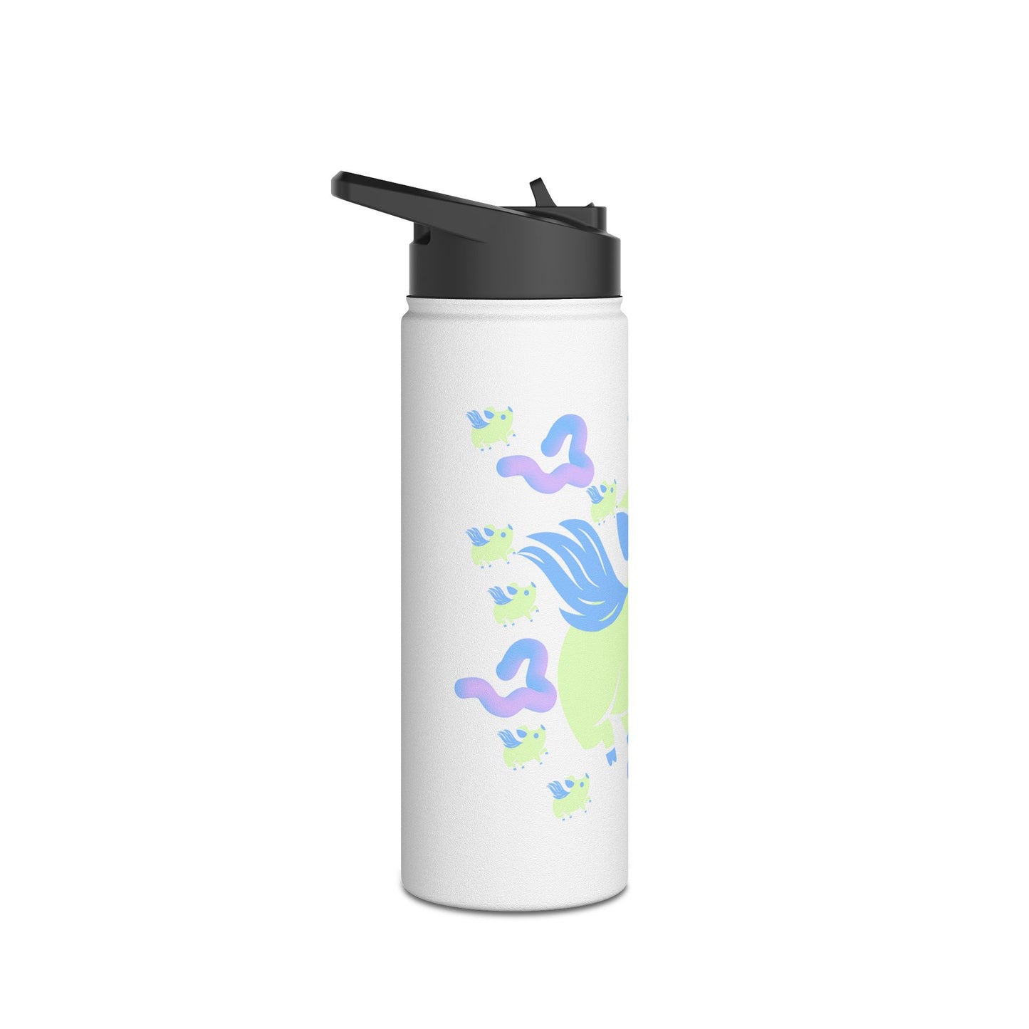 Flying Stainless Steel Water Bottle, Standard Lid