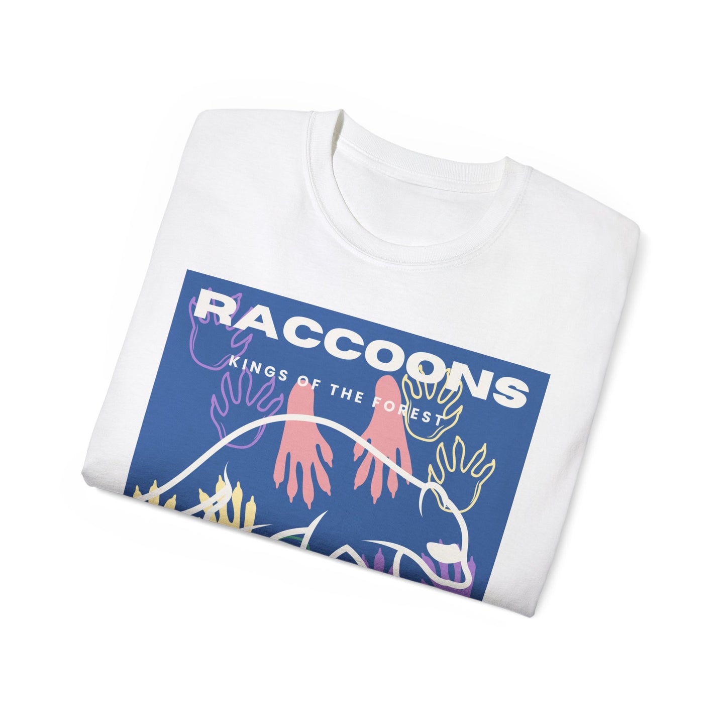 Camiseta unisex de algodón ultra fino Kings of City Forest Raccoons 