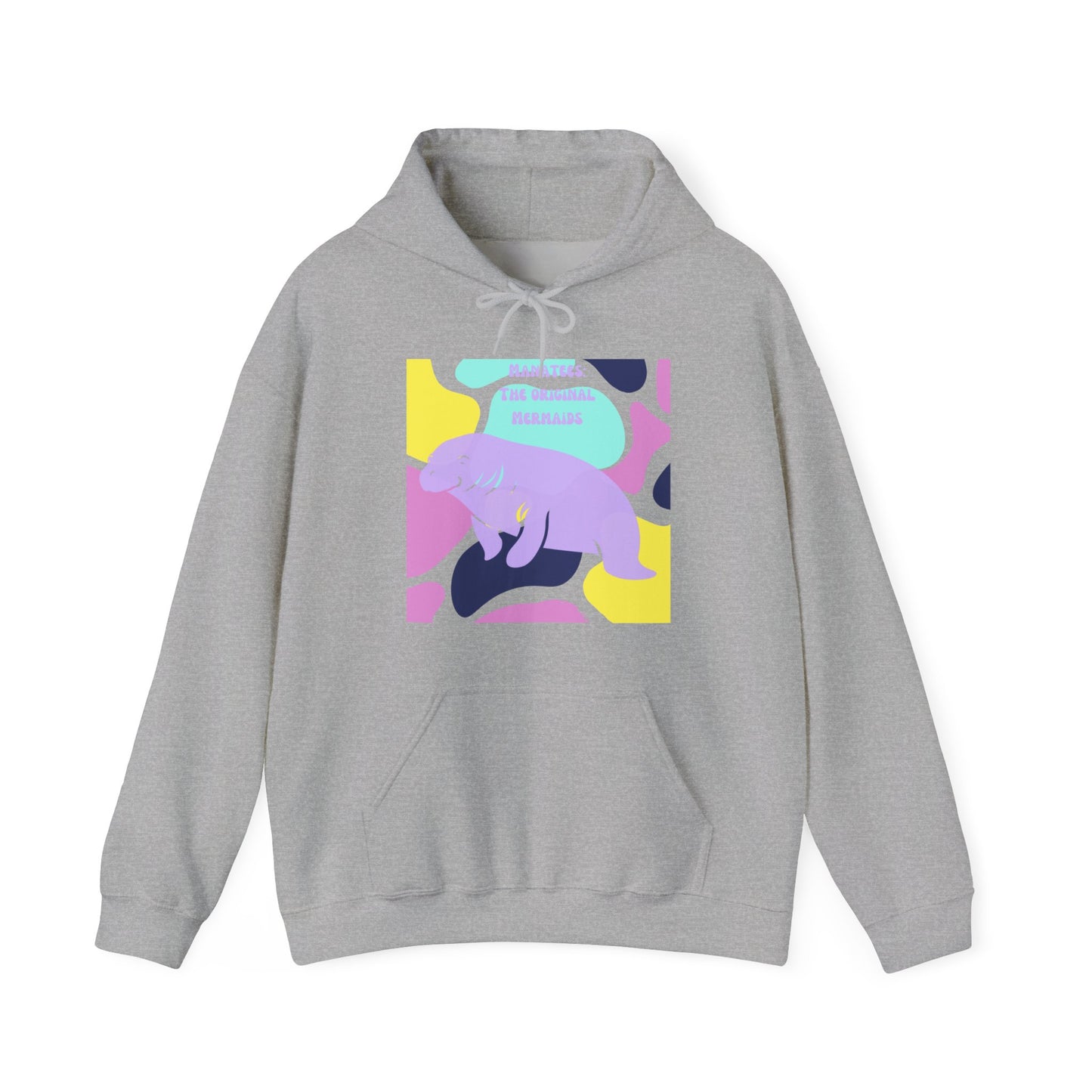 The Original Mermaid Manatee Unisex Heavy Blend™ Hooded Sweatshirt EU