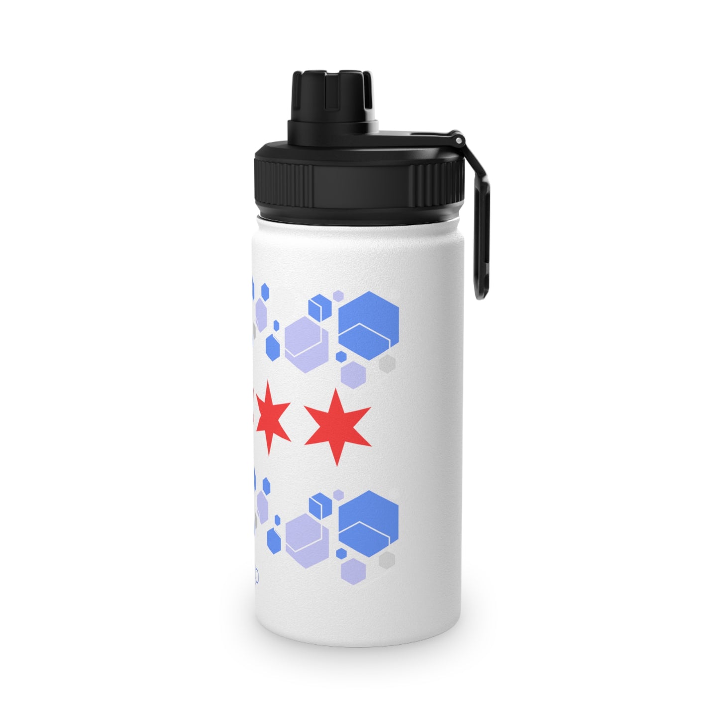 Modern Chicago Stainless Steel Water Bottle, Standard Lid EU