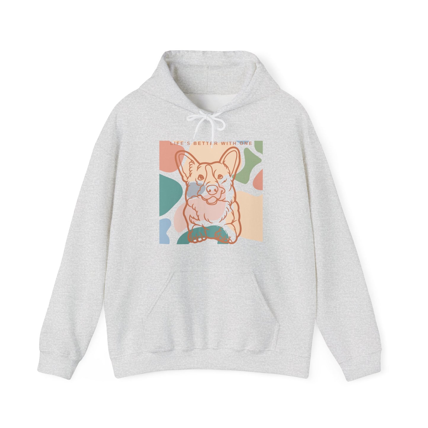 Cute Corgi Unisex Heavy Blend™ Hooded Sweatshirt EU