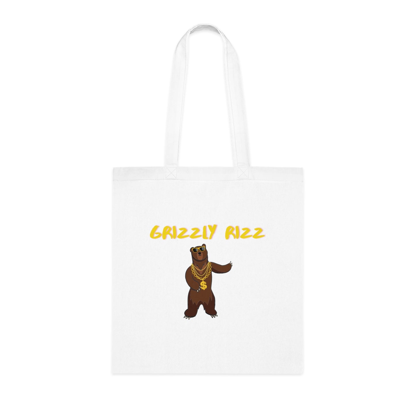 Grizzly Rizz Bear Tote Bag EU