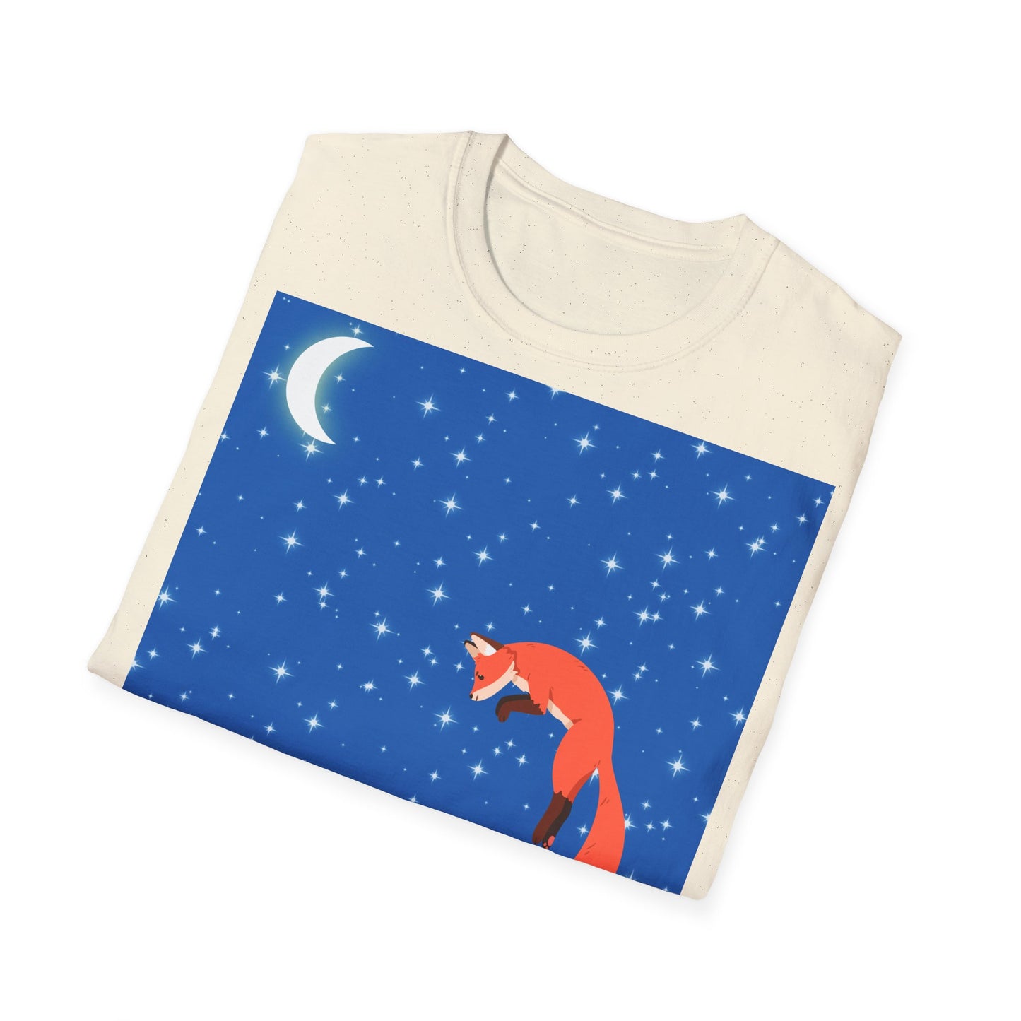 Camiseta unisex de estilo suave Snow Jumping Fox 