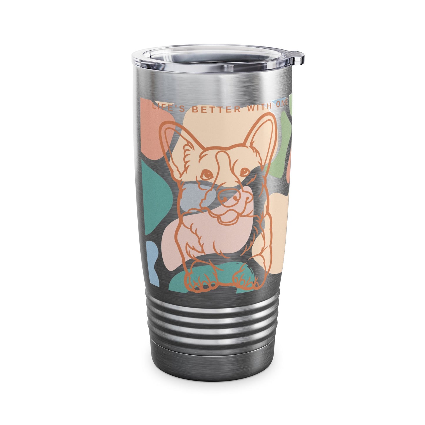 Cute Corgi Ringneck Tumbler, 20oz