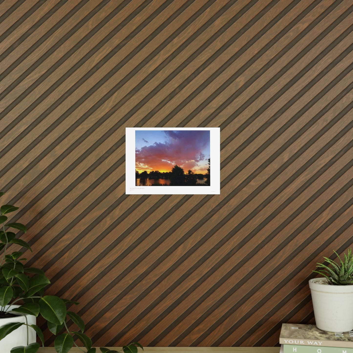 Sunset Colorado Matte Photograph Horizontal Posters EU