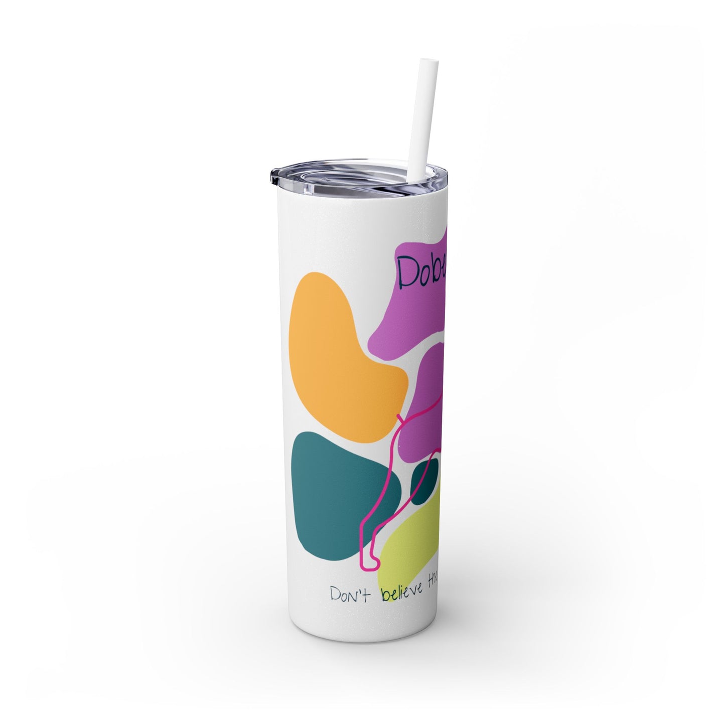 Doberman Tumbler with Straw, 20oz