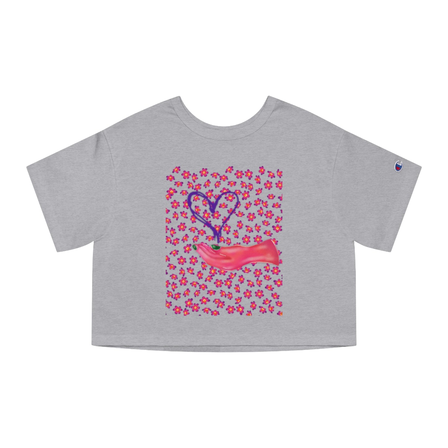 My Heart Champion Women's Heritage Cropped T-Shirt