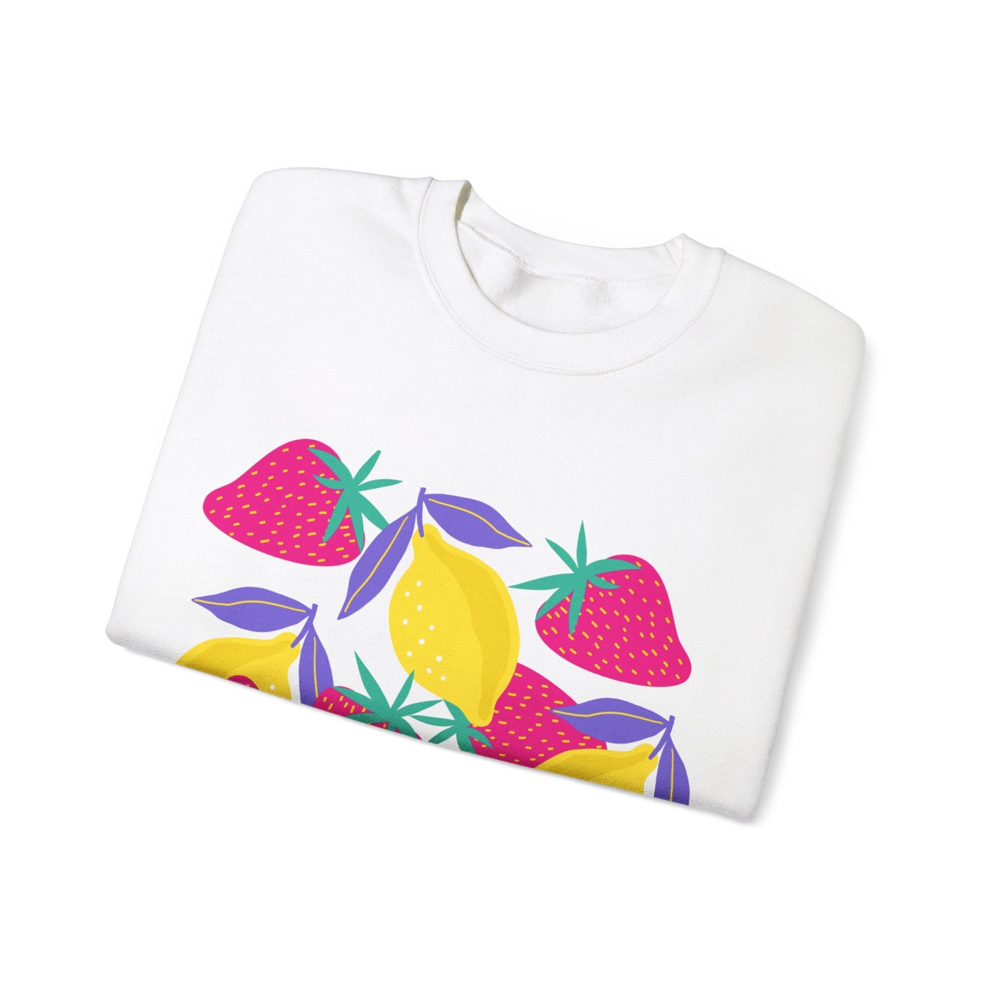 Lemons and Strawberries Unisex Heavy Blend™ Crewneck Sweatshirt EU