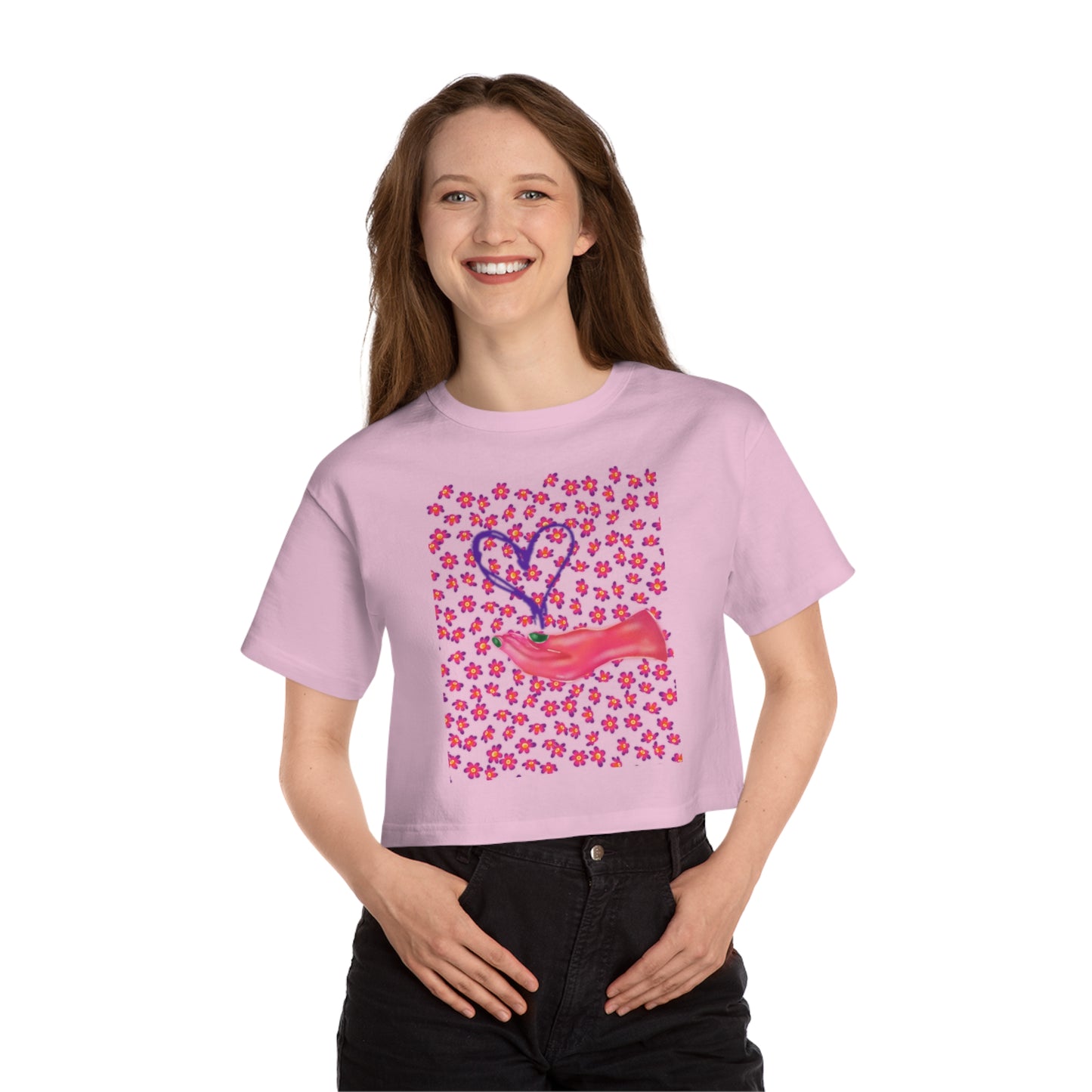 My Heart Champion Women's Heritage Cropped T-Shirt